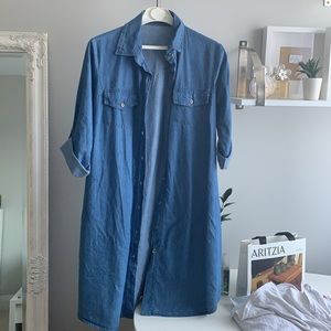 Denim tshirt dress